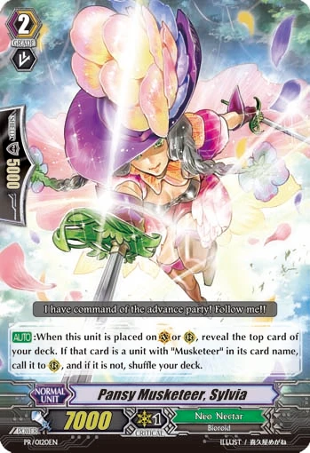 Pansy Musketeer, Sylvia