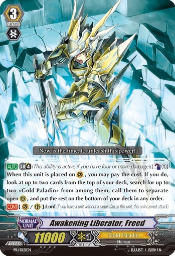 Awakening Liberator, Freed