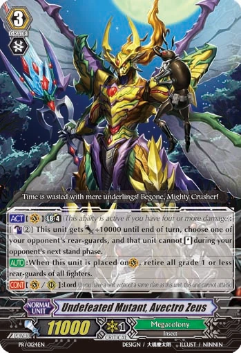 Undefeated Mutant, Avectro Zeus