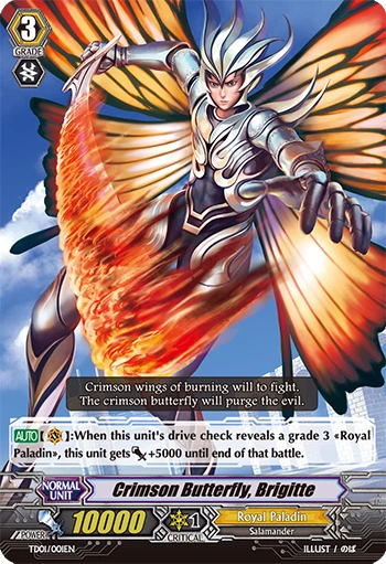 Crimson Butterfly, Brigitte