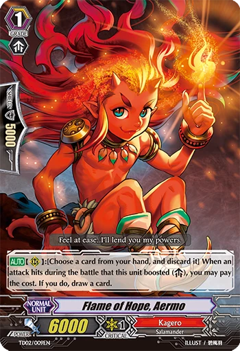 Flame of Hope, Aermo