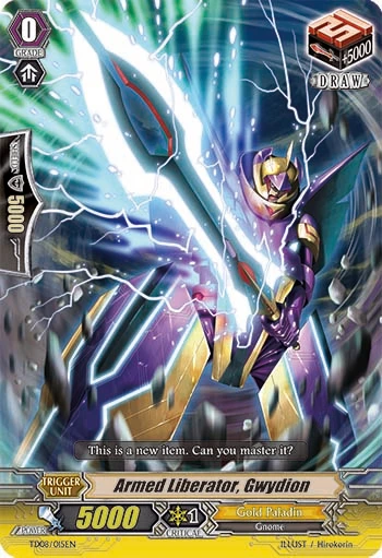 Armed Liberator, Gwydion