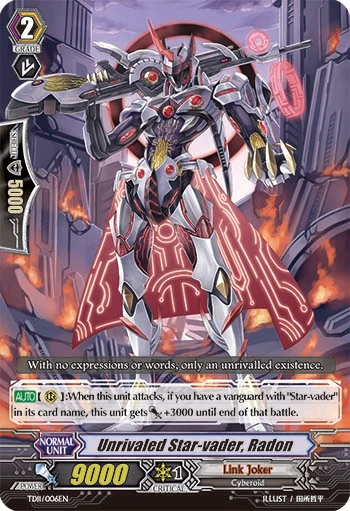 Unrivaled Star-vader, Radon