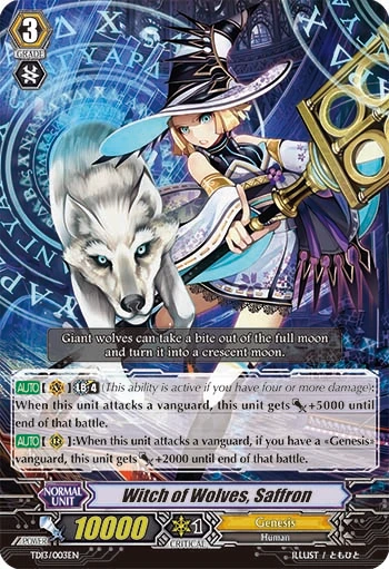 Witch of Wolves, Saffron