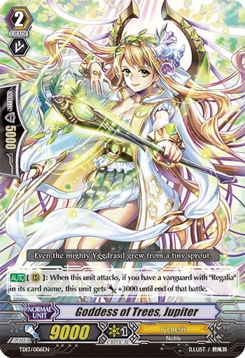 Goddess of Trees, Jupiter