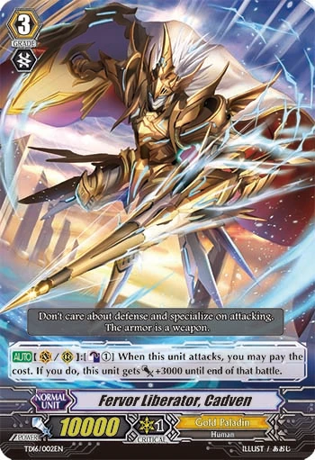 Fervor Liberator, Cadven