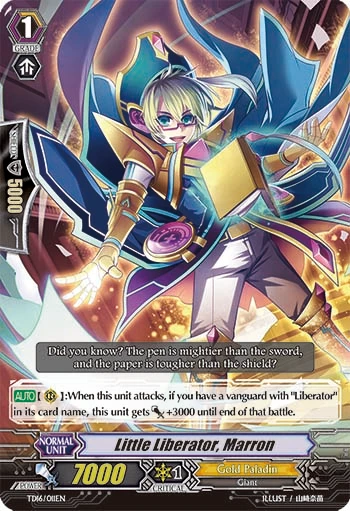 Little Liberator, Marron