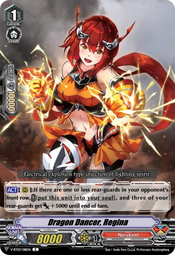 Dragon Dancer, Regina