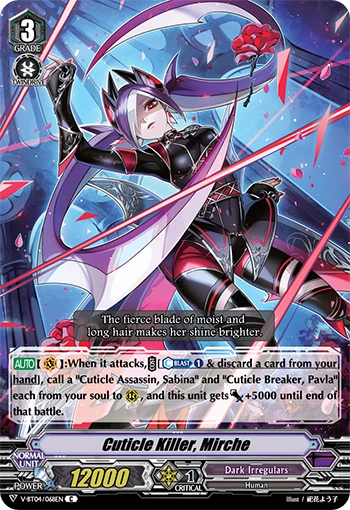 Cuticle Killer, Mirche