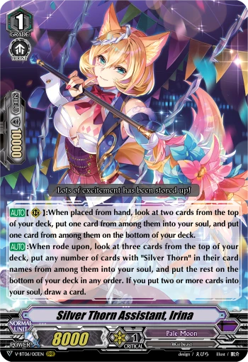 Silver Thorn Assistant, Irina
