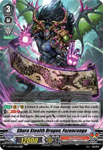 Shura Stealth Dragon, Fuzencongo