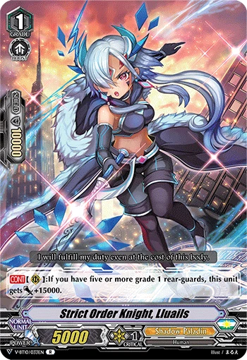 Strict Order Knight, Lluails