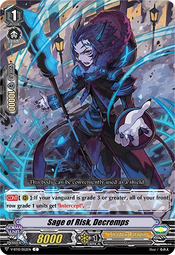Sage of Risk, Decremps