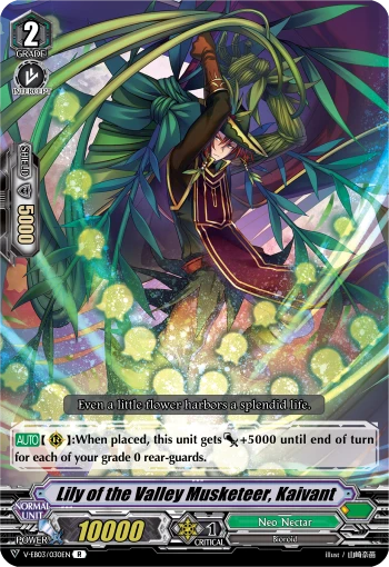 Lily of the Valley Musketeer, Kaivant