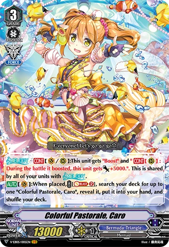 Colorful Pastorale, Caro