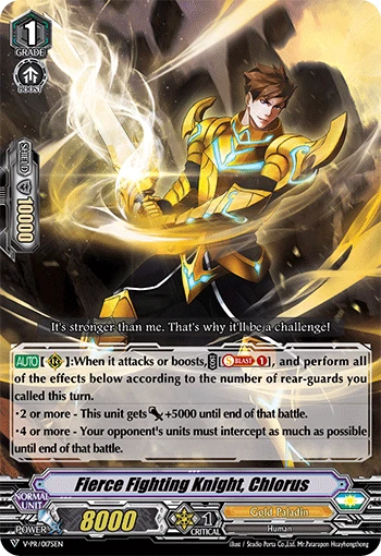Fierce Fighting Knight, Chlorus