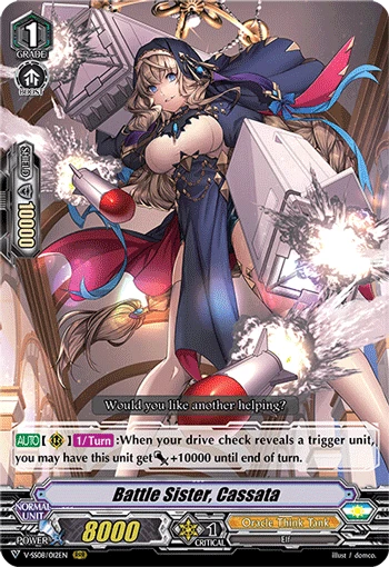 Battle Sister, Cassata
