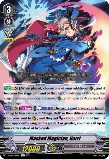 Masked Magician, Harri