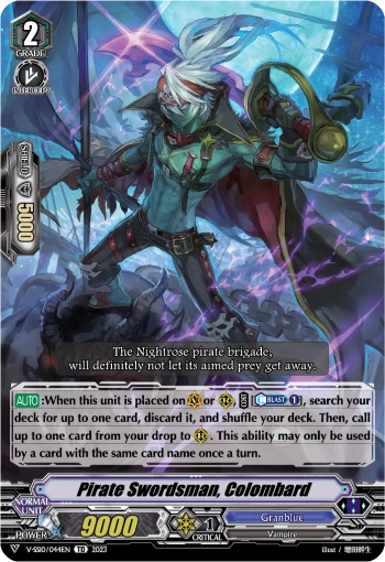 Pirate Swordsman, Colombard
