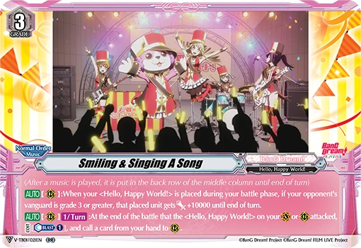 Smiling & Singing A Song
