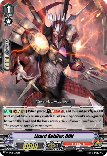 Lizard Soldier, Riki