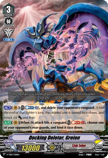 Docking Deletor, Greion