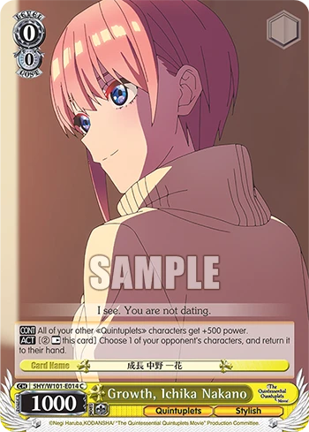 Growth, Ichika Nakano