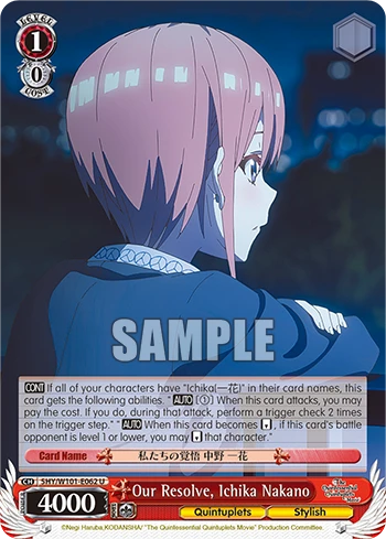 Our Resolve, Ichika Nakano