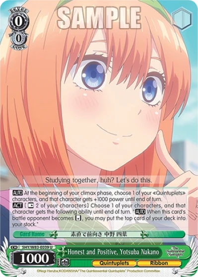 Honest and Positive, Yotsuba Nakano