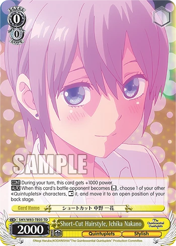 Short-Cut Hairstyle, Ichika Nakano