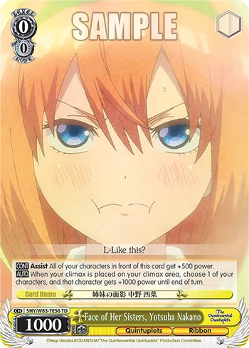 Face of Her Sisters, Yotsuba Nakano