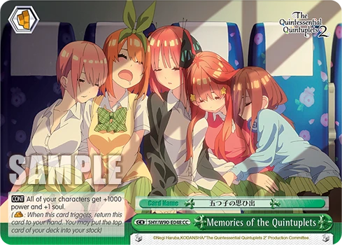 Memories of the Quintuplets