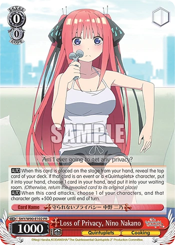 Loss of Privacy, Nino Nakano