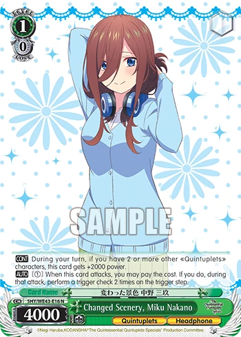 Changed Scenery, Miku Nakano