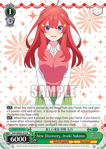 New Discovery, Itsuki Nakano