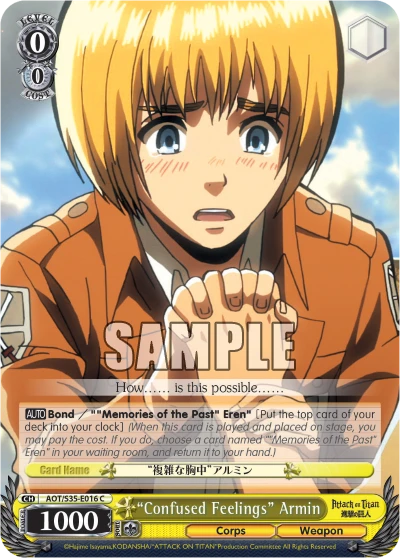 "Confused Feelings" Armin