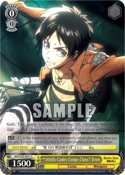 "104th Cadet Corps Class" Eren