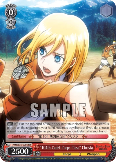 "104th Cadet Corps Class" Christa