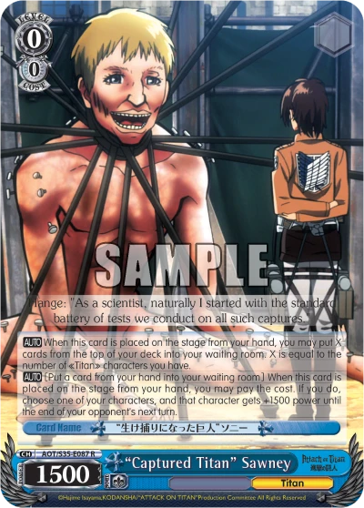 "Captured Titan" Sawney