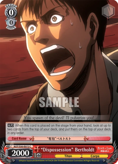 "Dispossession" Bertholdt