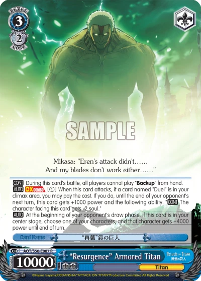 "Resurgence" Armored Titan