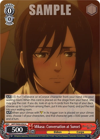 Mikasa: Conversation at Sunset