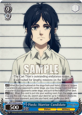 Pieck: Warrior Candidate
