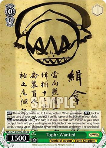 Toph: Wanted
