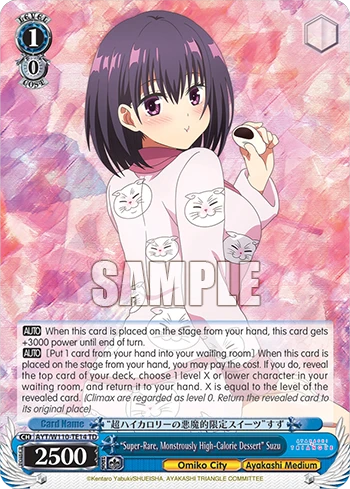"Super-Rare, Monstrously High-Calorie Dessert" Suzu