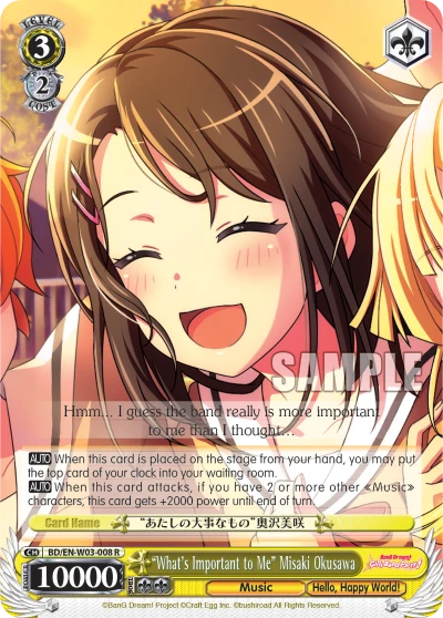 "What's Important to Me" Misaki Okusawa