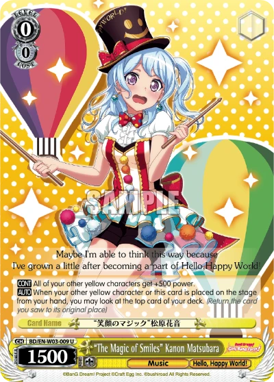 "The Magic of Smiles" Kanon Matsubara