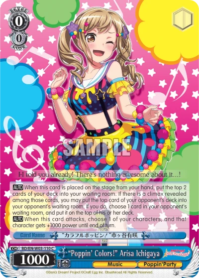 "Poppin' Colors!" Arisa Ichigaya