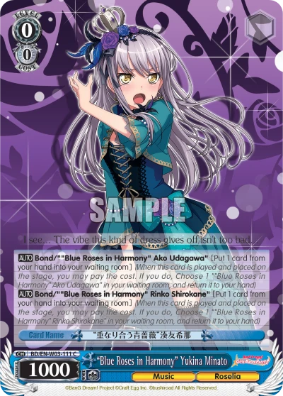 "Blue Roses in Harmony" Yukina Minato