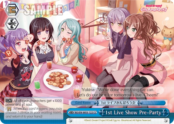 1st Live Show Pre-Party